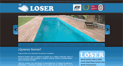 Desktop Screenshot of loserpiscinas.com